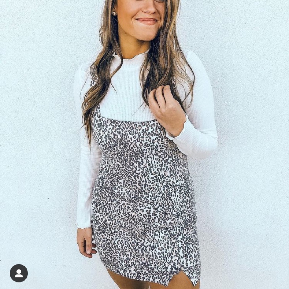 Gold Hinge Cheetah Dress